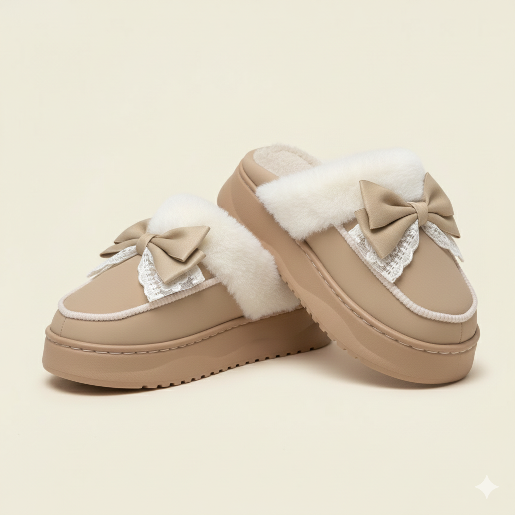 LUXE COMFORT MULES - BEIGE